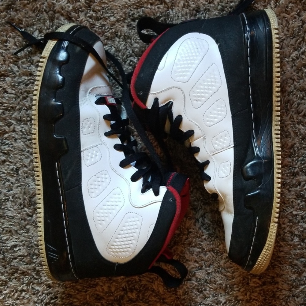 White/Black Air Jordan Force 9 (AJF 9) Summer 2009